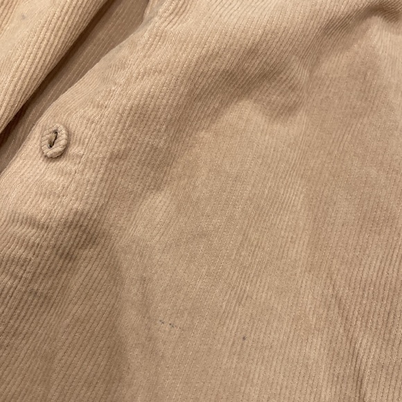 Tan Corduroy Button Up - Picture 2 of 4